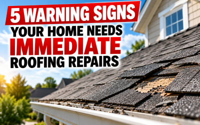 5 Warning Signs Your Cincinnati Home Needs Immediate Roofing Repairs…